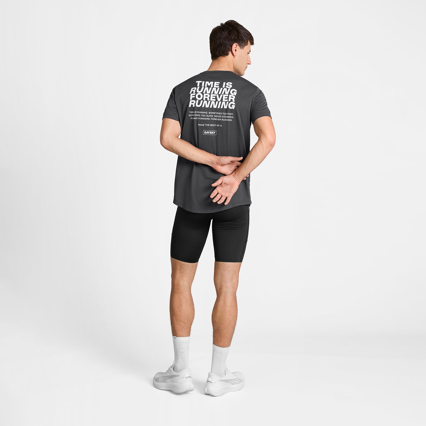 ランニングTシャツ SM25039c6009 Statement Combat Pro T-shirt - Grey [メンズ]