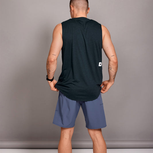 モーションシングレット SM30001c6001 Clean Motion Tank - Grey [メンズ]
