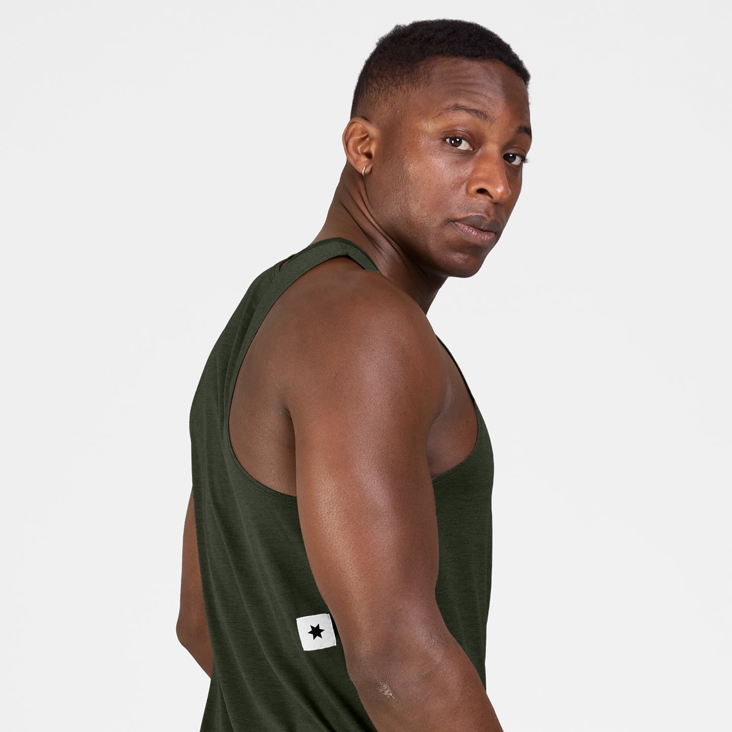 レースシングレット SM30002c301 Clean Combat Pro Singlet - Green [メンズ]