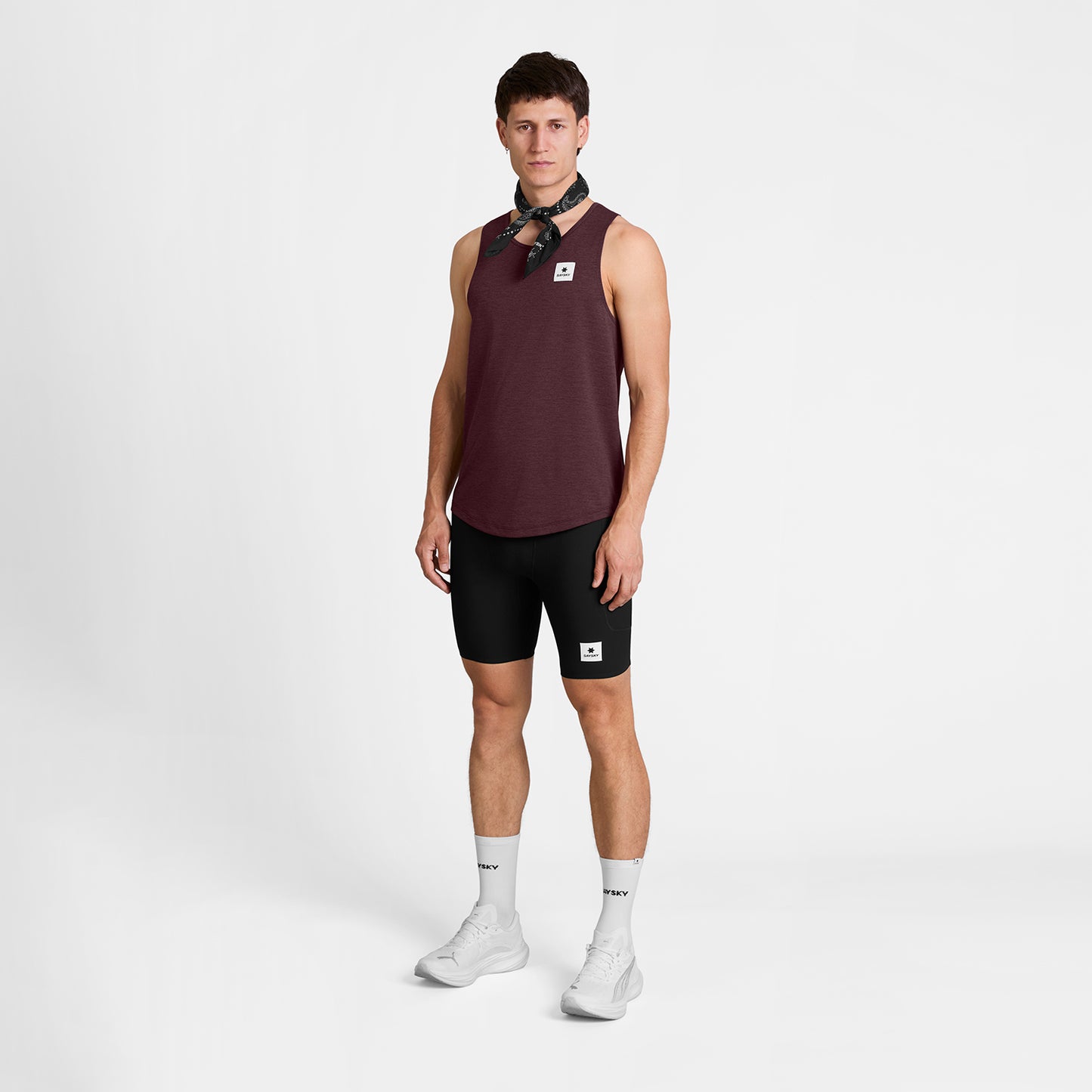 レースシングレット SM30002c5011 Clean Combat Pro Singlet - Burgundy [メンズ]