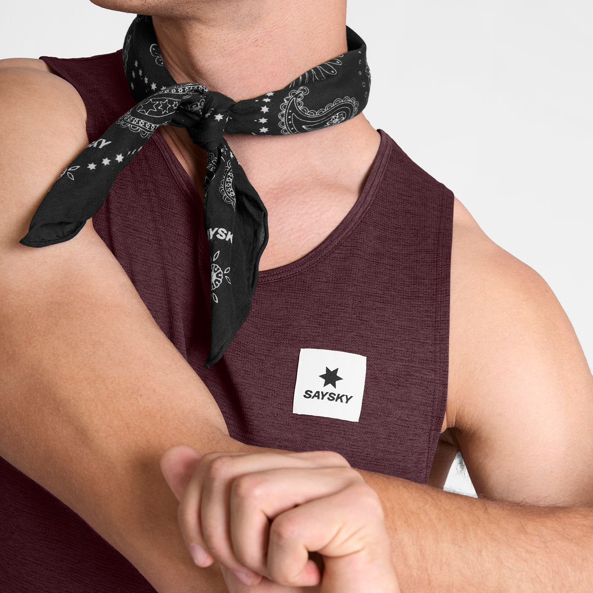 レースシングレット SM30002c5011 Clean Combat Pro Singlet - Burgundy [メンズ]