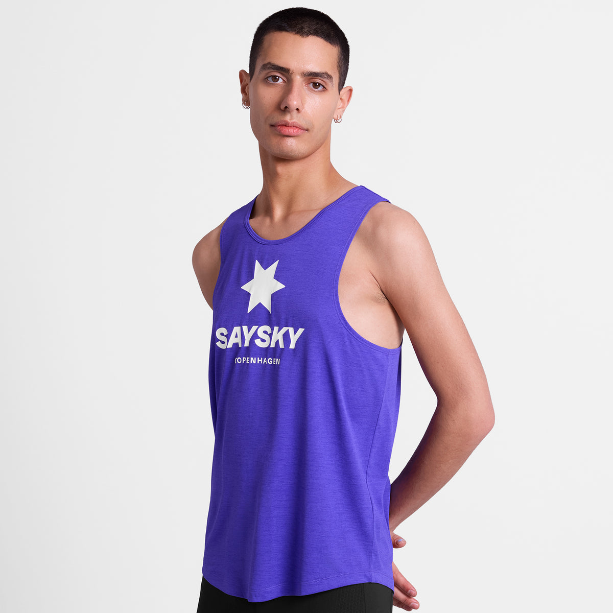 レースシングレット SM30003c7012 Logo Combat Pro Singlet - Purple [メンズ]