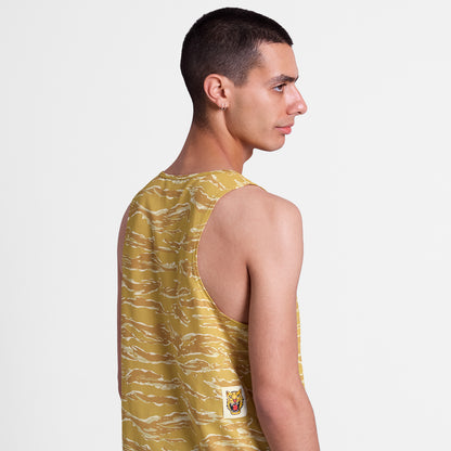 レースシングレット SM30005c1064 Tiger Combat Singlet - Yellowcamo [メンズ]