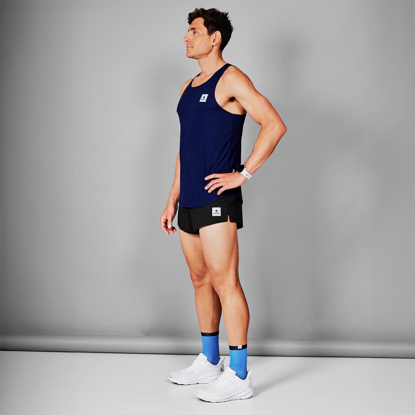 レースシングレット SM30008c201 Clean Flow Singlet - Blue [メンズ]