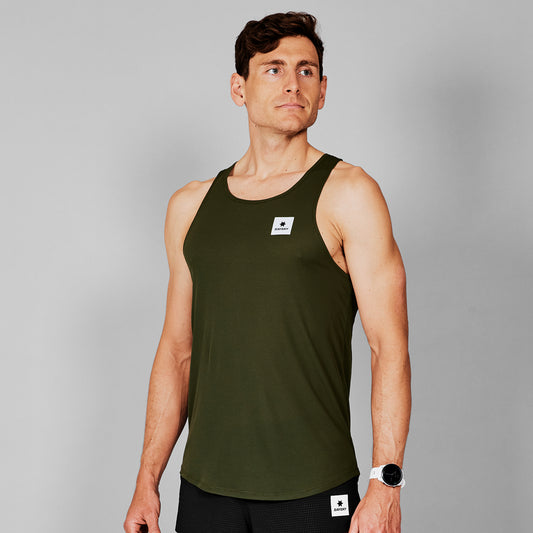 レースシングレット SM30008c301 Clean Flow Singlet - Green [メンズ]