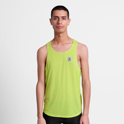 レースシングレット SM30009c1068 Reactive Flow Singlet - Yellowlogo [メンズ]