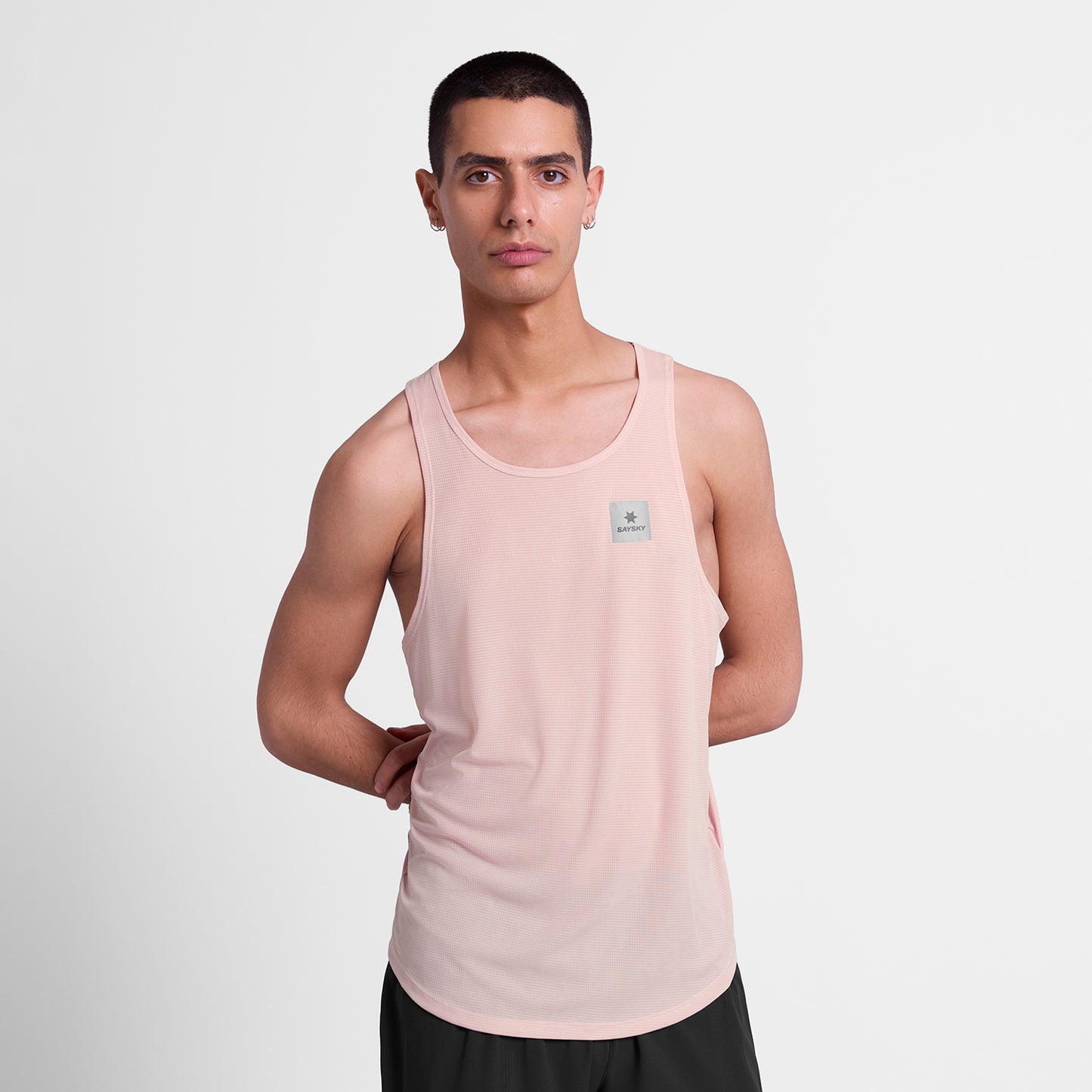 レースシングレット SM30009c1069 Reactive Flow Singlet - Pinklogo [メンズ]