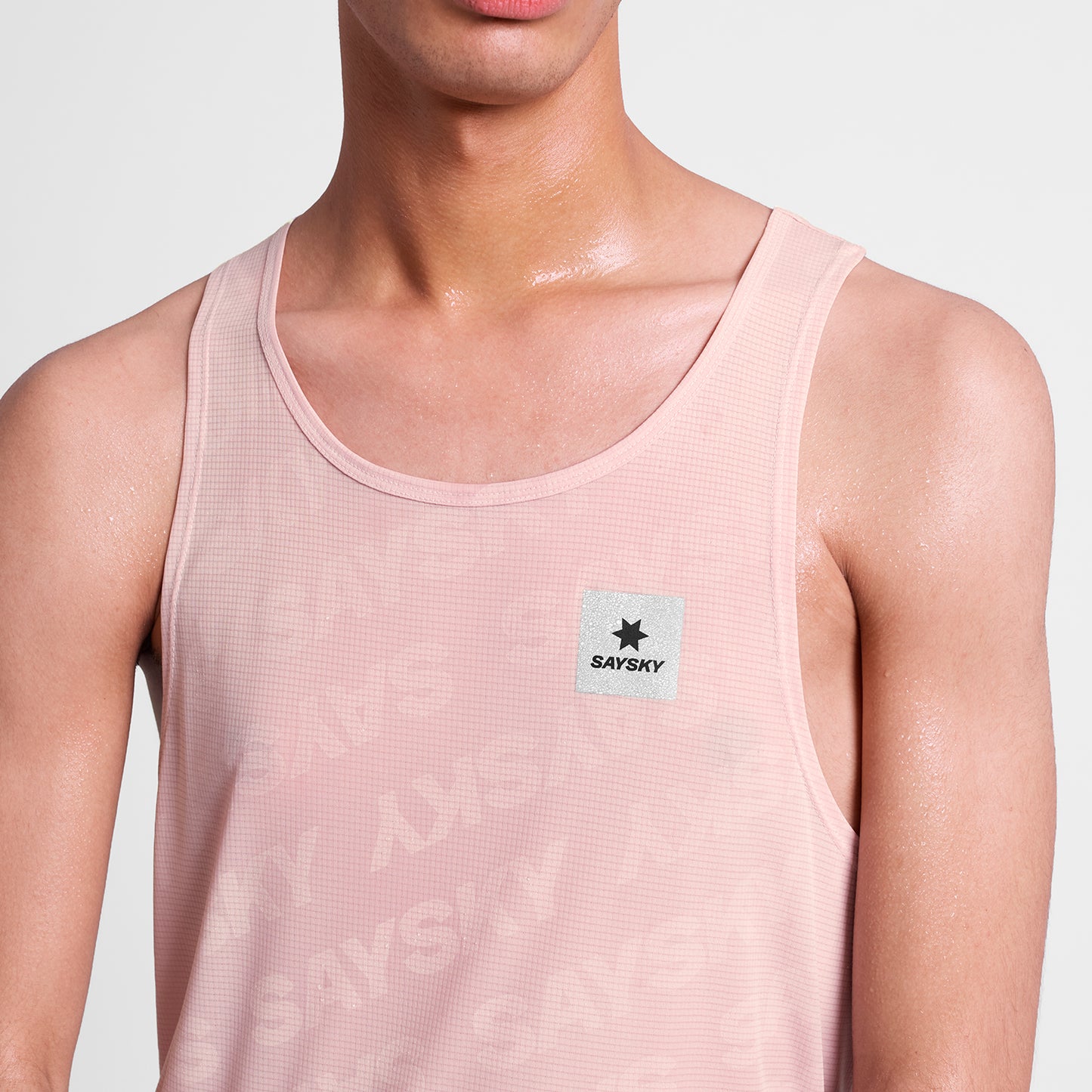 レースシングレット SM30009c1069 Reactive Flow Singlet - Pinklogo [メンズ]