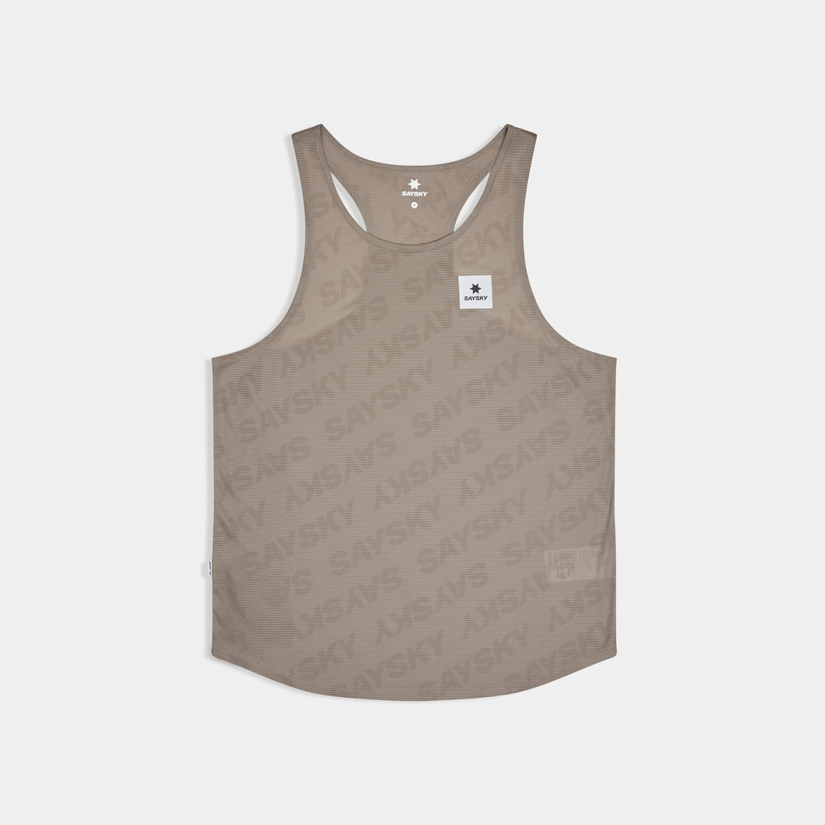 レースシングレット SM30009c1070 Reactive Flow Singlet - Darkbeigelogo [メンズ]