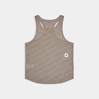 レースシングレット SM30009c1070 Reactive Flow Singlet - Darkbeigelogo [メンズ]
