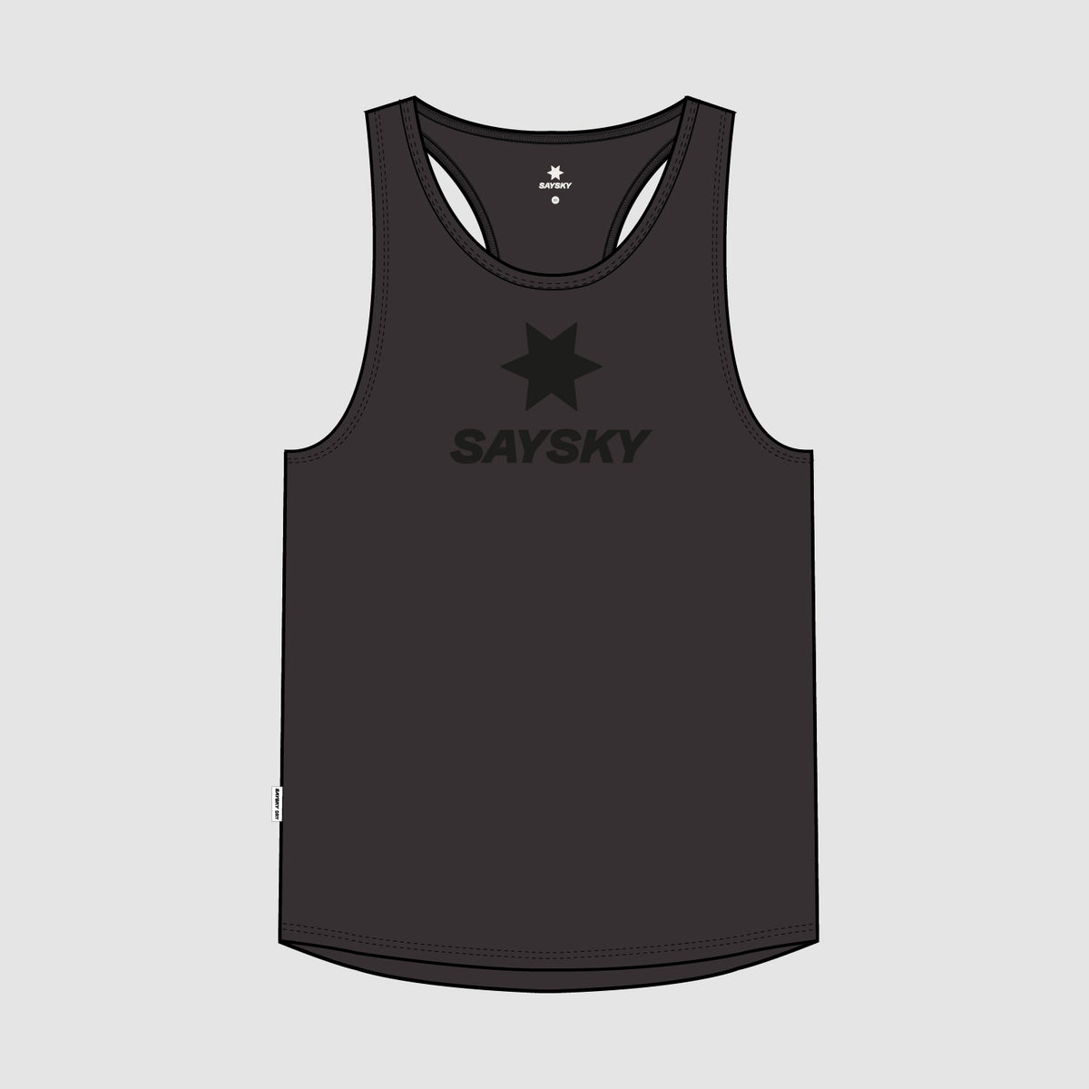 レースシングレット SM30010c902 Logo Flow Singlet - Black [メンズ]