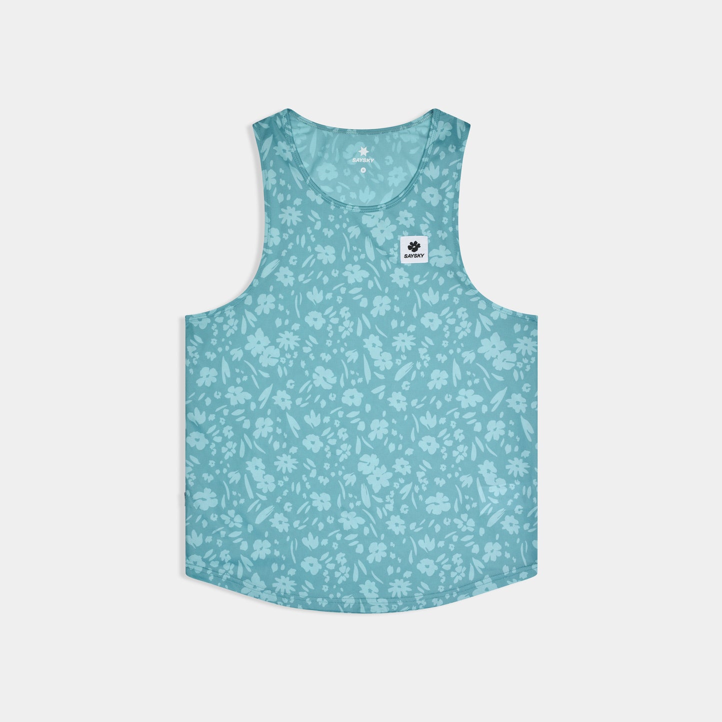 レースシングレット SM30011c1066 Flower Combat Singlet - Lightblueflower [メンズ]