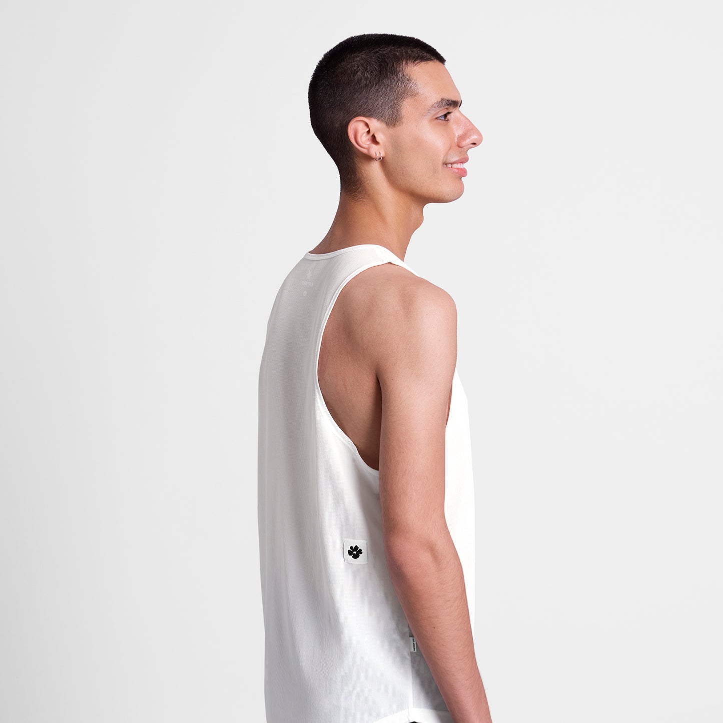 レースシングレット SM30013c101 Flower Combat Singlet - White [メンズ]