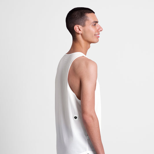 レースシングレット SM30013c101 Flower Combat Singlet - White [メンズ]