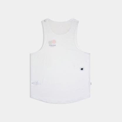 レースシングレット SM30013c101 Flower Combat Singlet - White [メンズ]