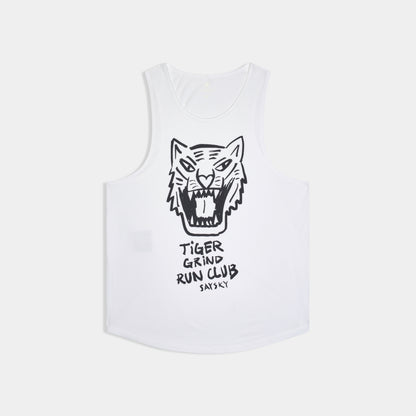 レースシングレット SM30016c101 Tiger Combat Pro Singlet - White [メンズ]