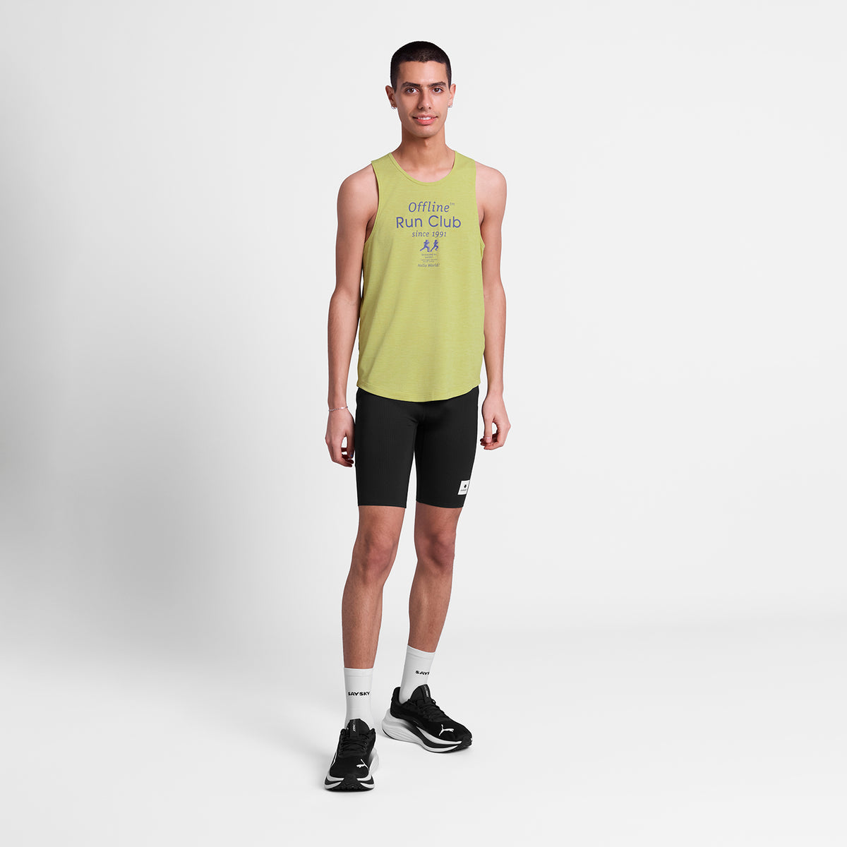 レースシングレット SM30017c4009 Statement Combat Pro Singlet - Yellow [メンズ]