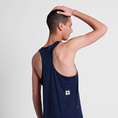 レースシングレット SM30019c201 Statement Flow Singlet - Blue [メンズ]