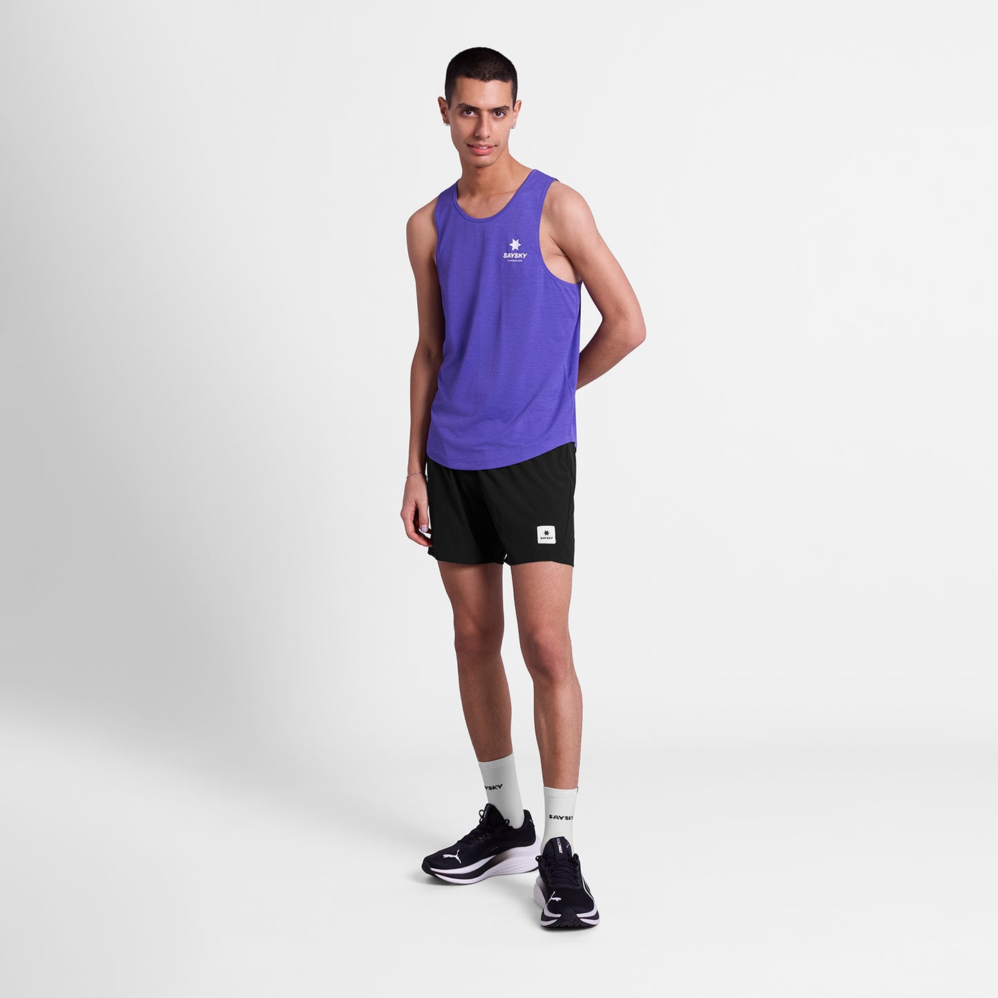 レースシングレット SM30020c7012 Statement Combat Pro Singlet - Purple [メンズ]