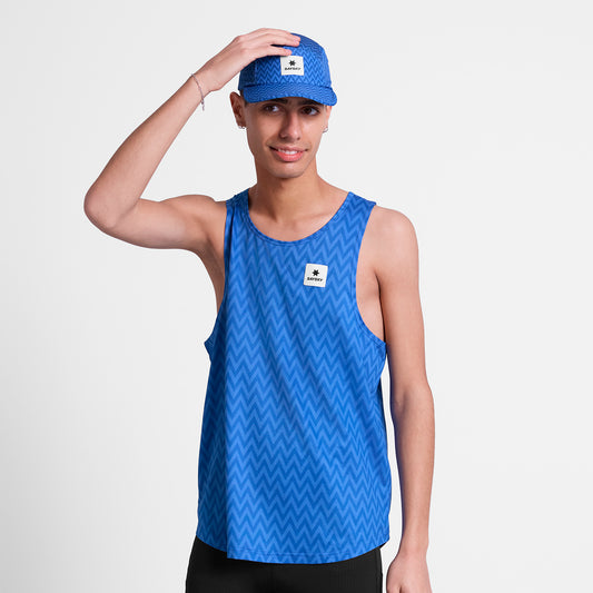 レースシングレット SM30021c1063 Zig Zag Combat Singlet - Bluezigzag [メンズ]