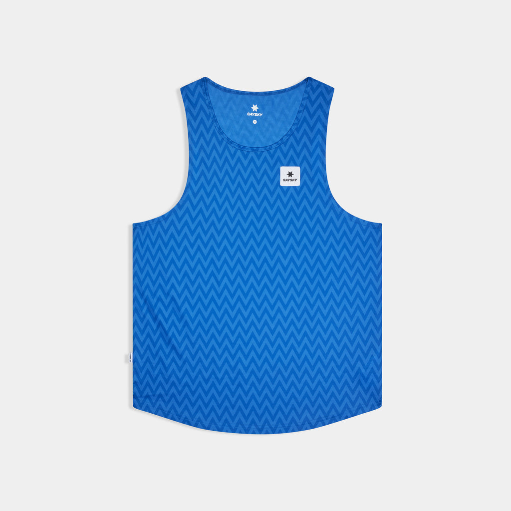 レースシングレット SM30021c1063 Zig Zag Combat Singlet - Bluezigzag [メンズ]