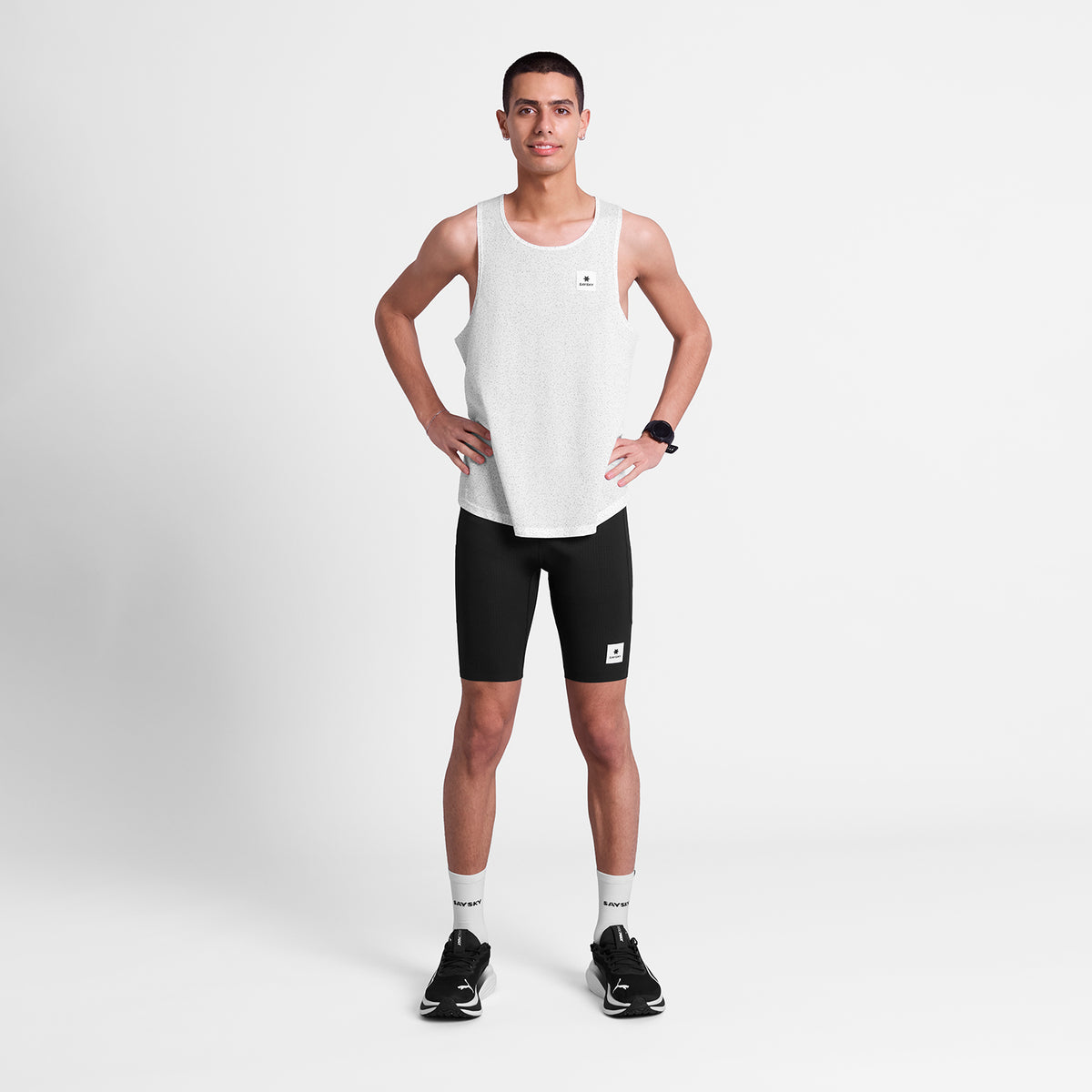 レースシングレット SM30023c1073 Universe Combat Singlet - Whiteuniverse [メンズ]