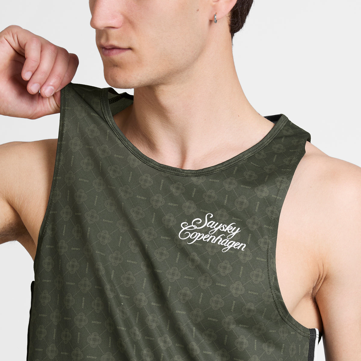 レースシングレット SM30025c1079 Couture Combat Singlet - Green Aop [メンズ]