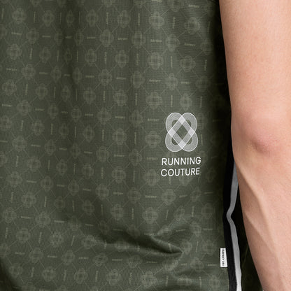 レースシングレット SM30025c1079 Couture Combat Singlet - Green Aop [メンズ]