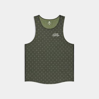 レースシングレット SM30025c1079 Couture Combat Singlet - Green Aop [メンズ]
