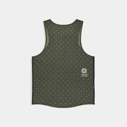 レースシングレット SM30025c1079 Couture Combat Singlet - Green Aop [メンズ]