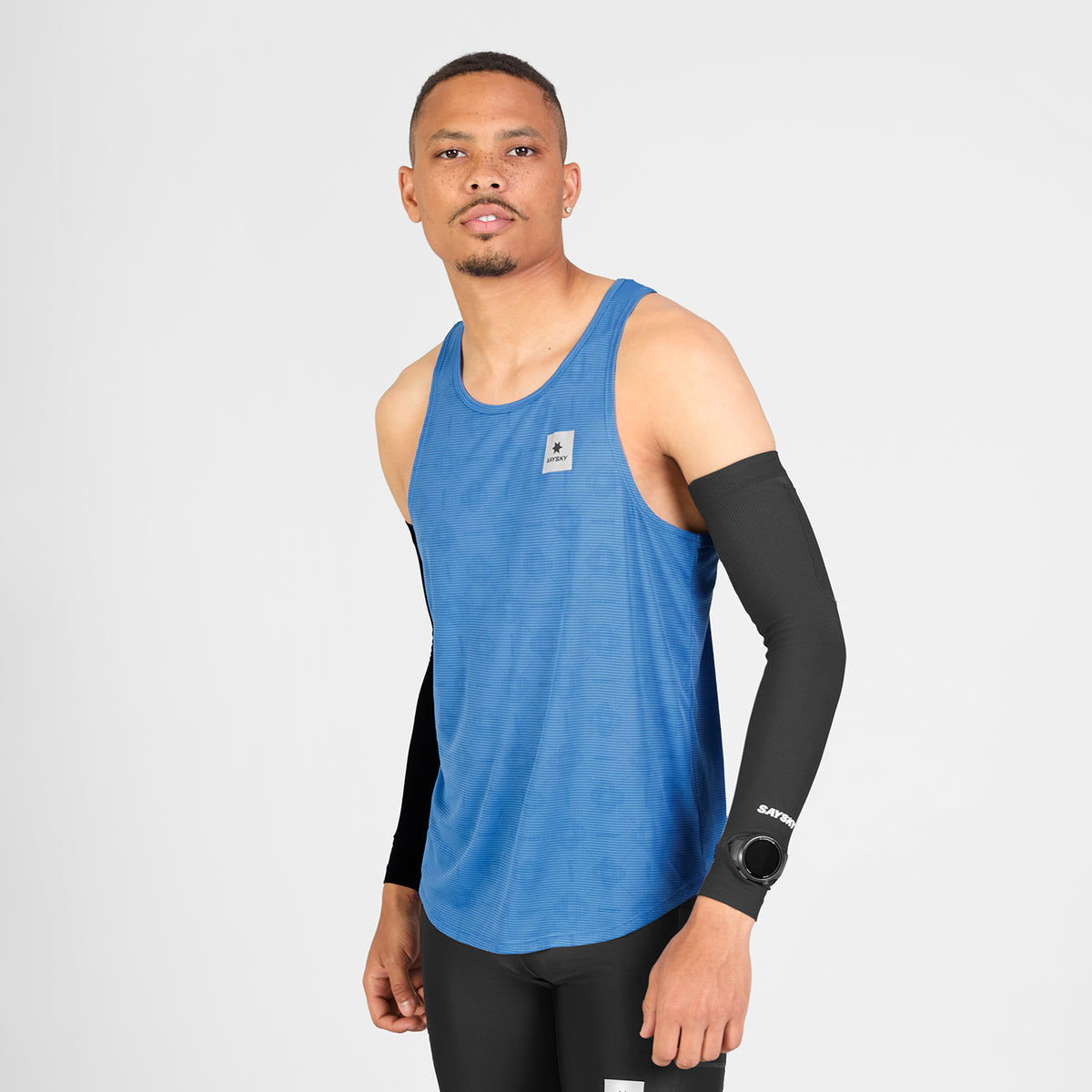 レースシングレット SM30026c1075 Reactive Flow Singlet - Blue Aop [メンズ]