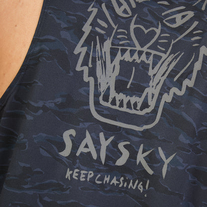 レースシングレット SM30027c1080 Tiger Combat Singlet - Black Camo [メンズ]