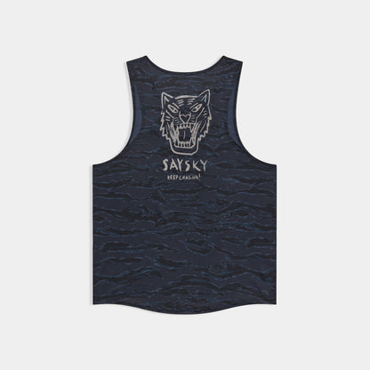 レースシングレット SM30027c1080 Tiger Combat Singlet - Black Camo [メンズ]