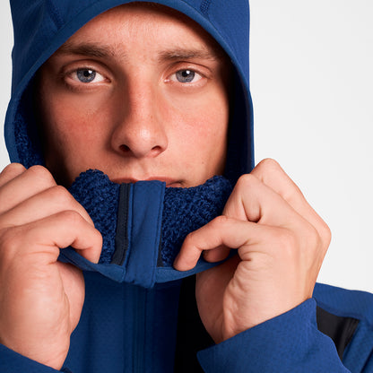 ランニングフリース SM35001c219 Combat Half Zip Fleece Hoodie - Blue [メンズ]