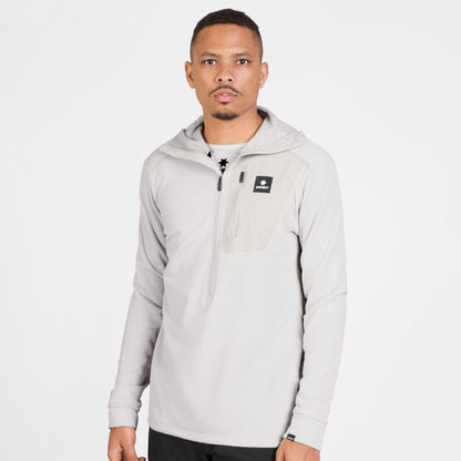 ランニングフリース SM35001c610 Combat Half Zip Fleece Hoodie - Grey [メンズ]