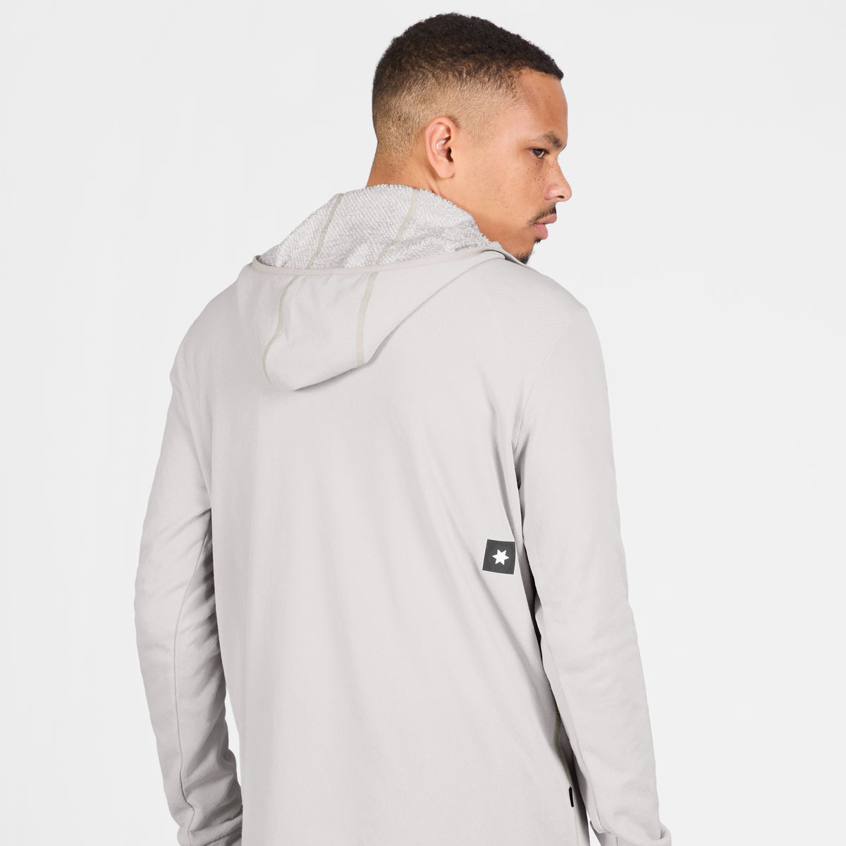 ランニングフリース SM35001c610 Combat Half Zip Fleece Hoodie - Grey [メンズ]