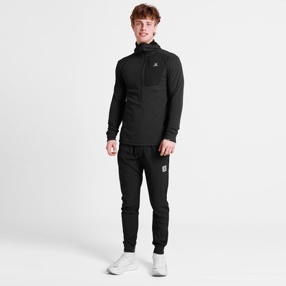 フリース SM35001c901 Combat Half Zip Fleece Hoodie - Black [メンズ]
