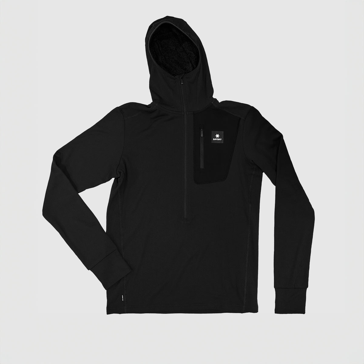 フリースフーディー SM35001c901 Combat Half Zip Fleece Hoodie - Black [メンズ]