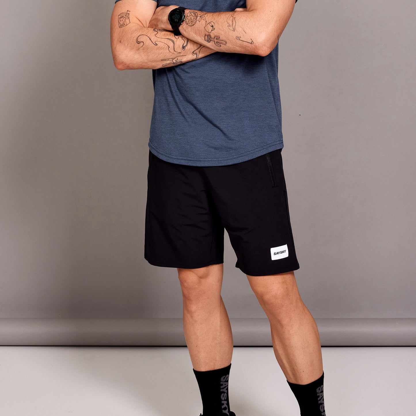 モーションショーツ SM40001c901 Motion Shorts 8`` - Black [メンズ]