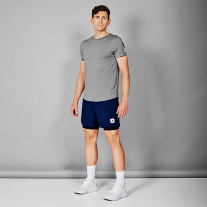ランニングショーツ SM40002c201 Pace 2-in-1 Shorts 5`` - Blue [メンズ]