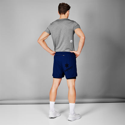 ランニングショーツ SM40002c201 Pace 2-in-1 Shorts 5`` - Blue [メンズ]