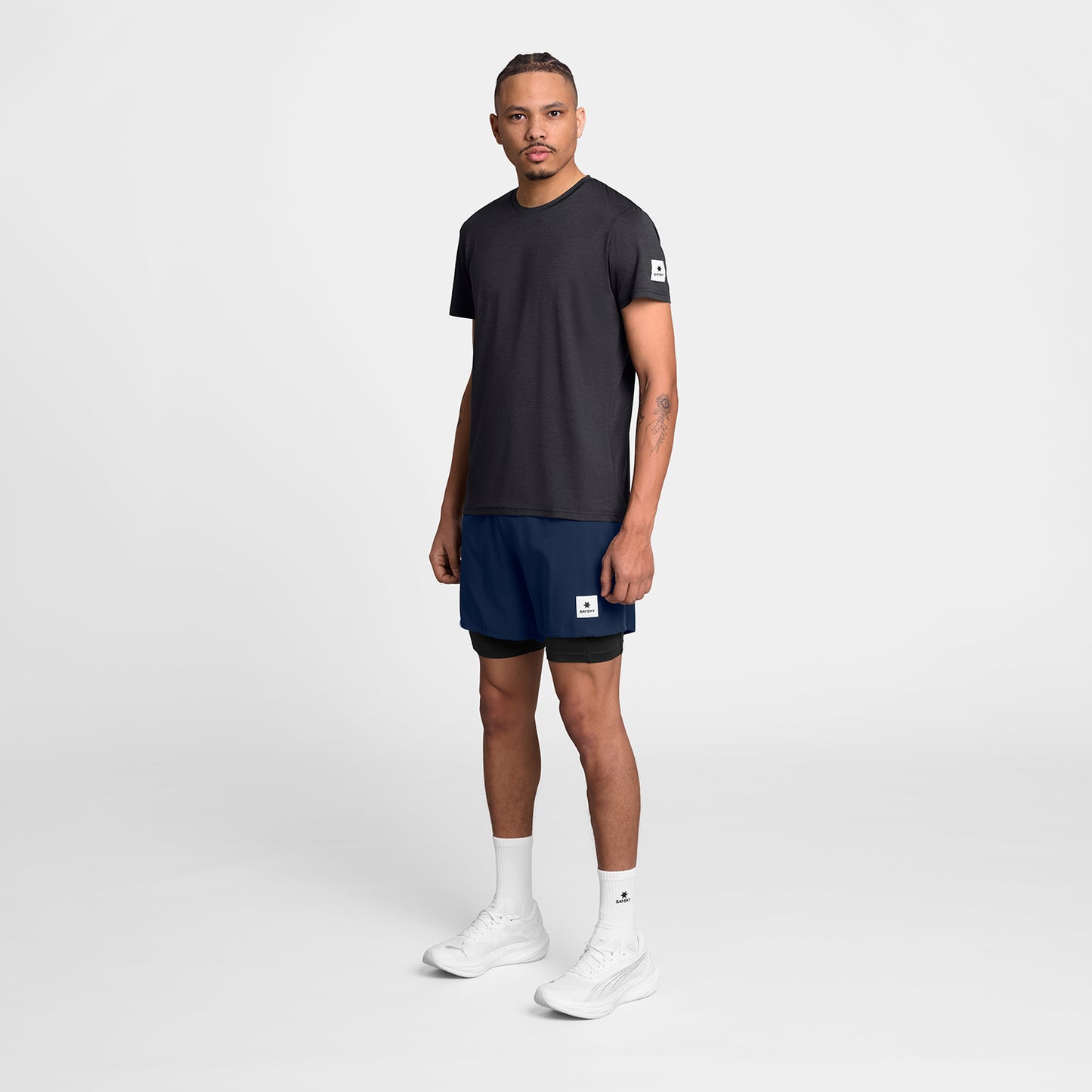 ランニングショーツ SM40002c201 Pace 2-in-1 Shorts 5`` - Blue [メンズ]