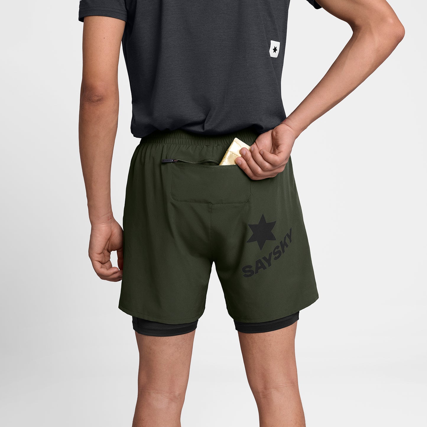 ランニングショーツ SM40002c301 Pace 2-in-1 Shorts 5`` - Green [メンズ]