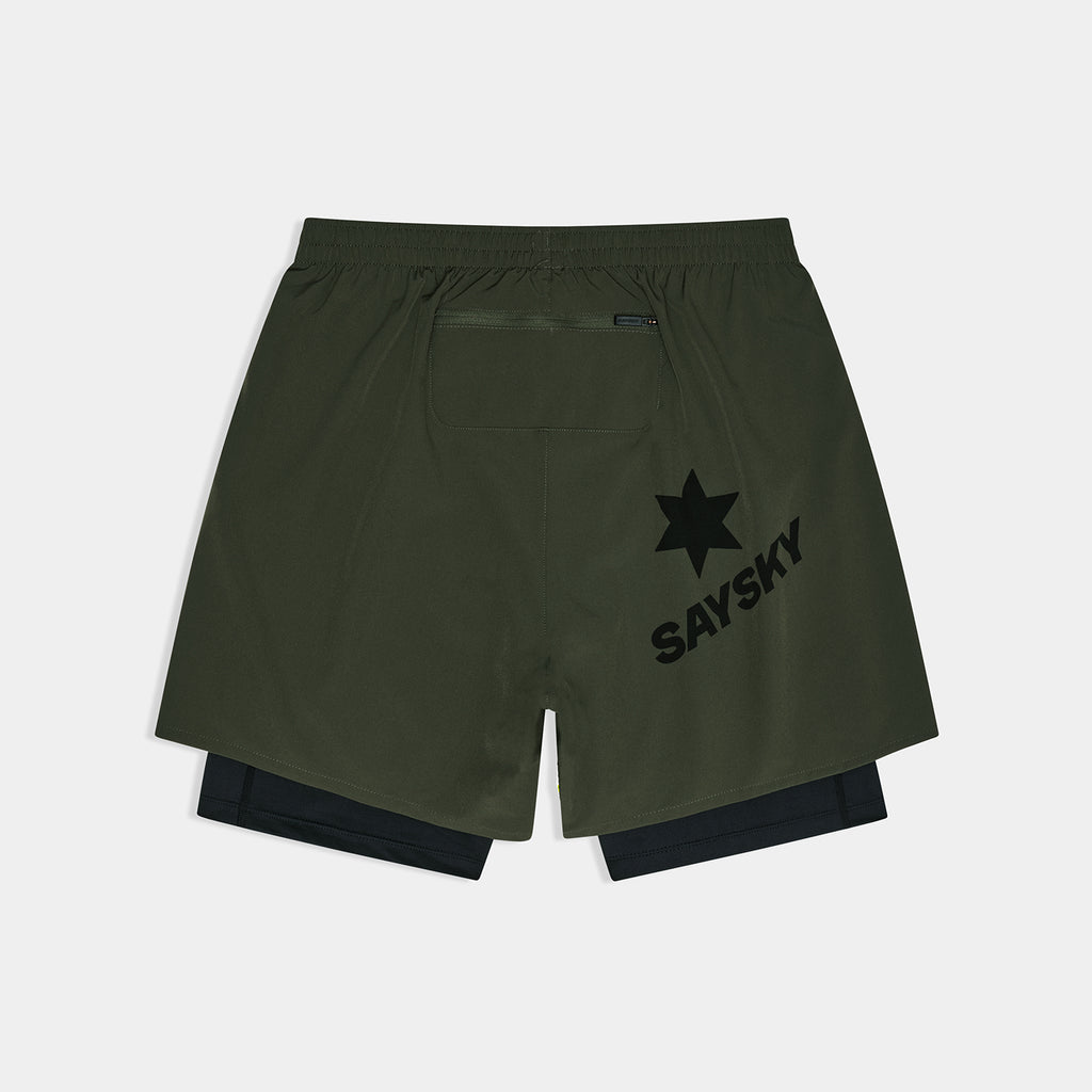 ランニングショーツ SM40002c301 Pace 2-in-1 Shorts 5inch - Green [メンズ]