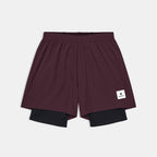 ランニングショーツ SM40002c512 Pace 2-in-1 Shorts 5inch - Burgundy [メンズ]