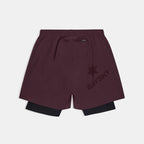 ランニングショーツ SM40002c512 Pace 2-in-1 Shorts 5inch - Burgundy [メンズ]
