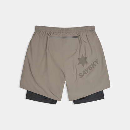 ランニングショーツ SM40002c714 Pace 2-in-1 Shorts 5`` - Taupe [メンズ]
