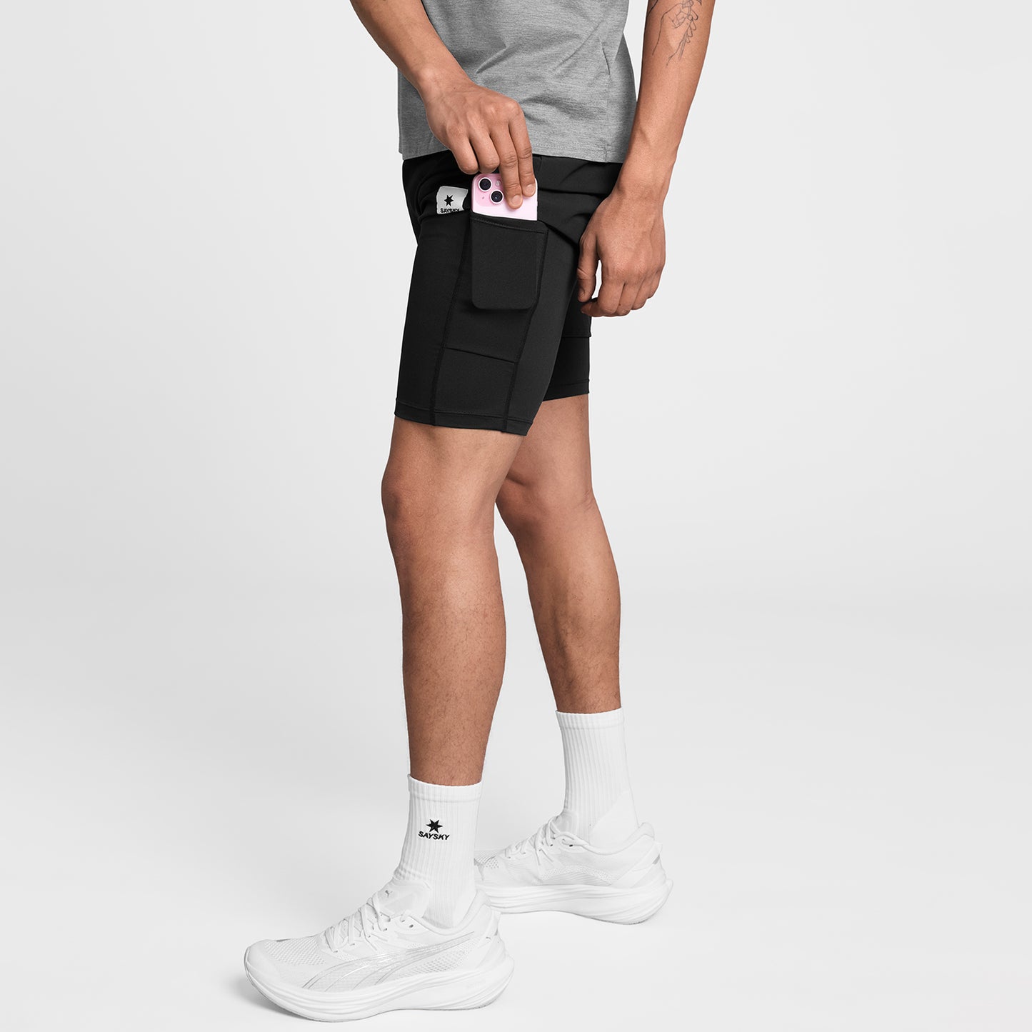 ランニングショーツ SM40002c901 Pace 2-in-1 Shorts 5`` - Black [メンズ]