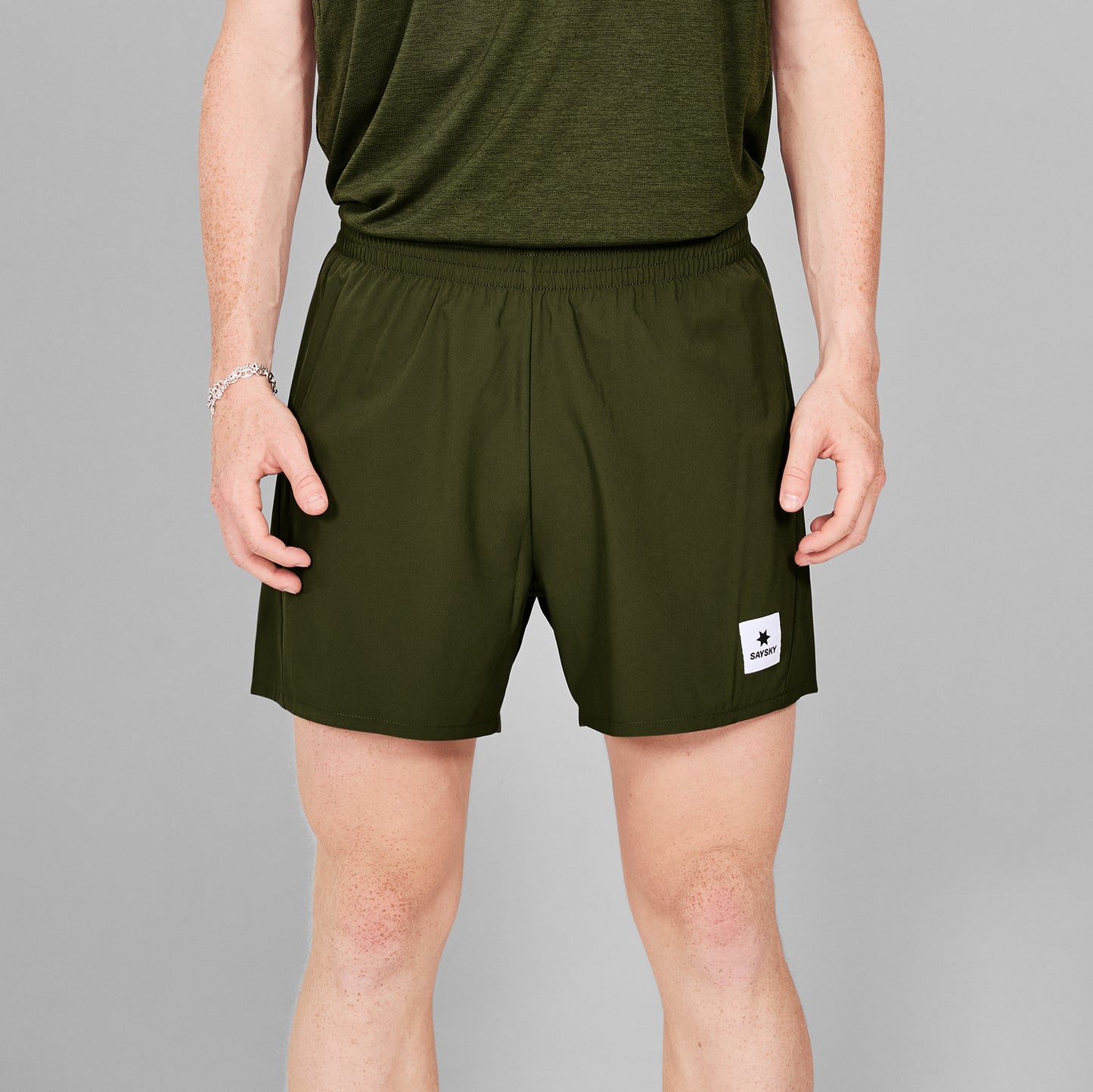 ランニングショーツ SM40003c301 Pace Shorts 5`` - Green [メンズ]