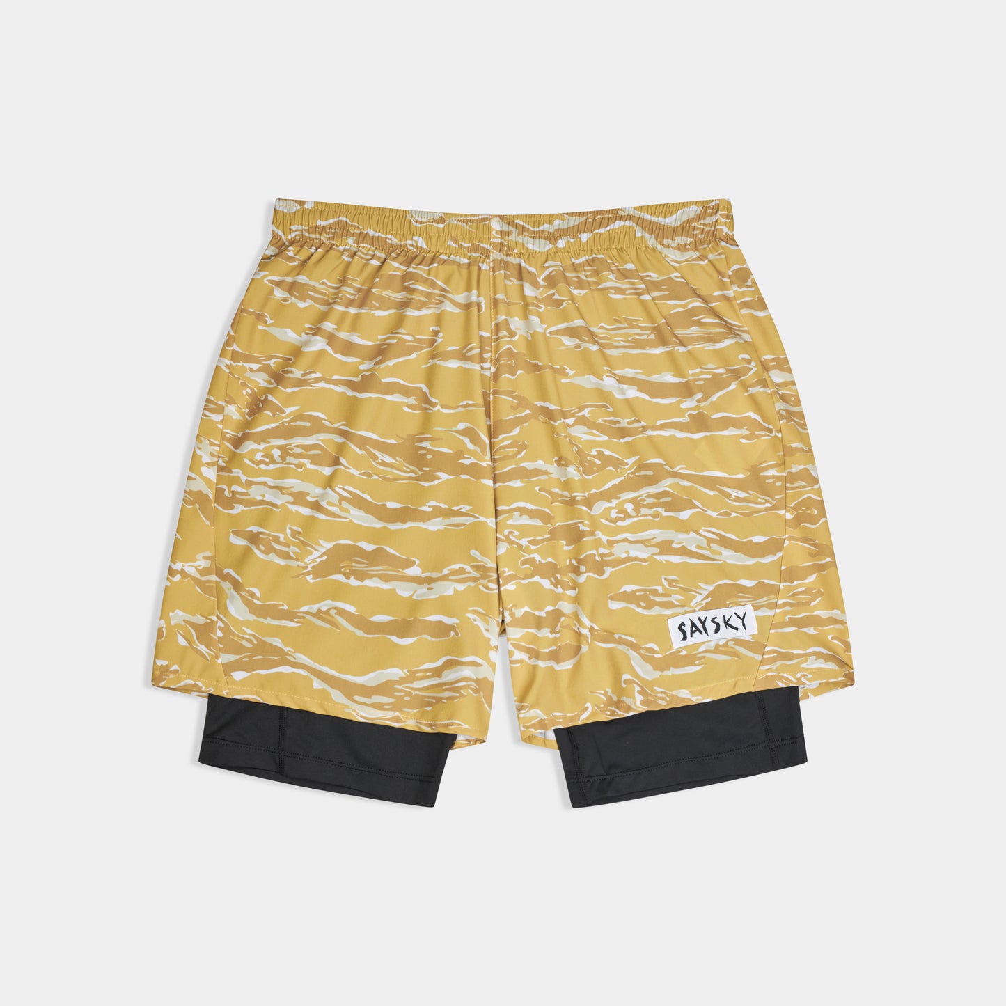 ランニングショーツ SM40007c1064 Tiger Pace 2-in-1 Shorts 5`` - Yellowcamo [メンズ]